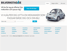 Tablet Screenshot of bilverkstad.se